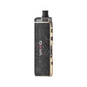 OXVA Origin X Pod Mod siyah altın renkli, desenli gövde ve 60W ekranlı.