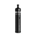 Voopoo Doric 60 Pro Pod Mod karbon fiber desenli siyah elektronik sigara.