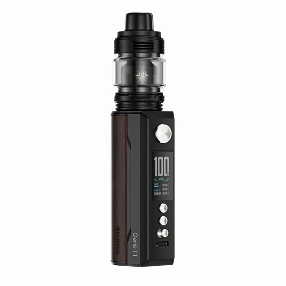 Voopoo Drag M100S Pod Mod Siyah Ahşap Görünümlü Elektronik Sigara