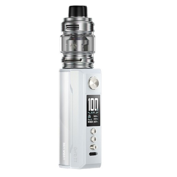 Voopoo Drag M100S Pod Mod Beyaz, Gümüş Tanklı Elektronik Sigara
