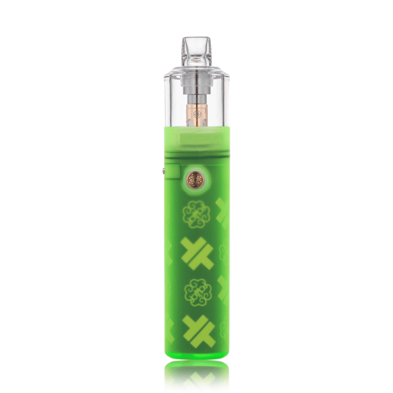 DotMod DotStick Revo Pod Mod yeşil, desenli, kalem tipi elektronik sigara.