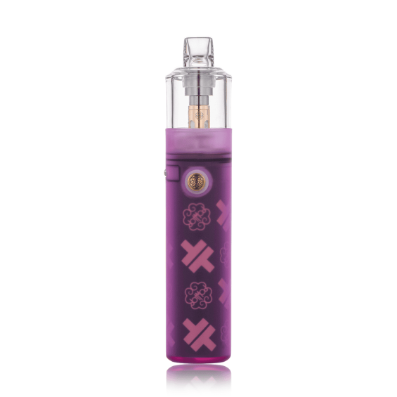 DotMod DotStick Revo Mor Pod Mod, desenli gövde, şeffaf tank