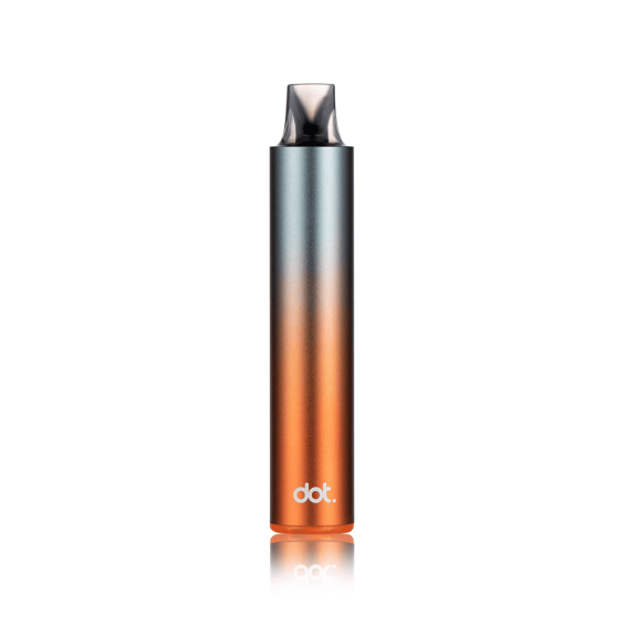 DotMod Switch R Pod Mod turuncu-mavi gradyan renkli, şık elektronik sigara cihazı.