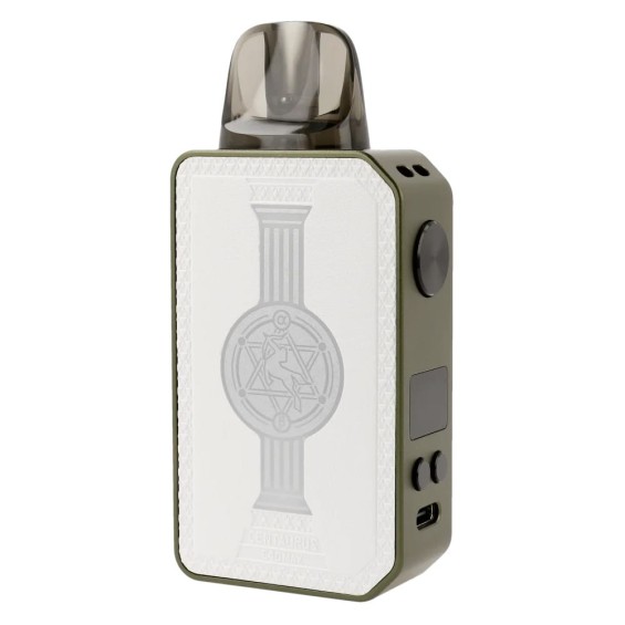 Lost Vape Centaurus E40 Max Pod Mod yeşil renk, beyaz panel detaylı