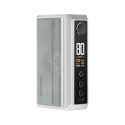 Voopoo Drag 5 Mod beyaz gri renkli, dijital ekranlı elektronik sigara.