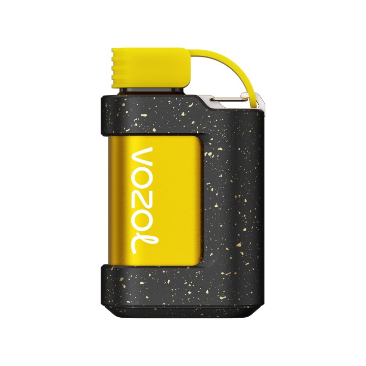 Vozol Gear 7000 Kullan At Siyah Sarı Karbonat Desenli Tek Kullanımlık Vape