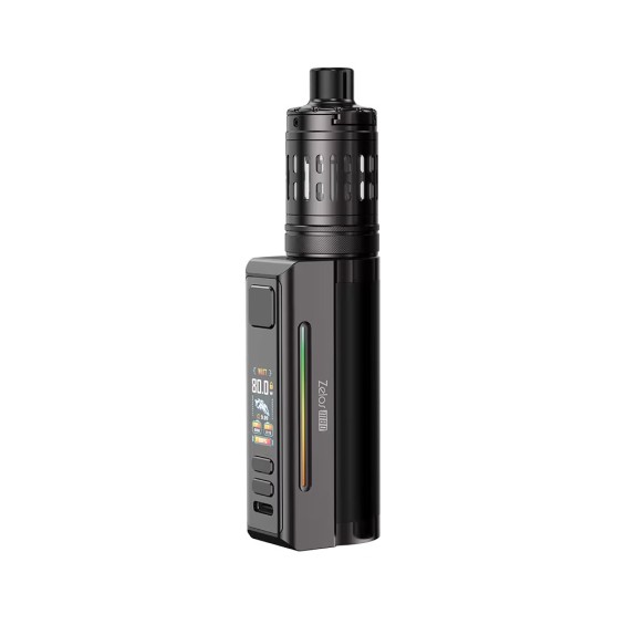 Aspire Zelos M80 Pod Mod Siyah, dijital ekranlı, güçlü elektronik sigara.