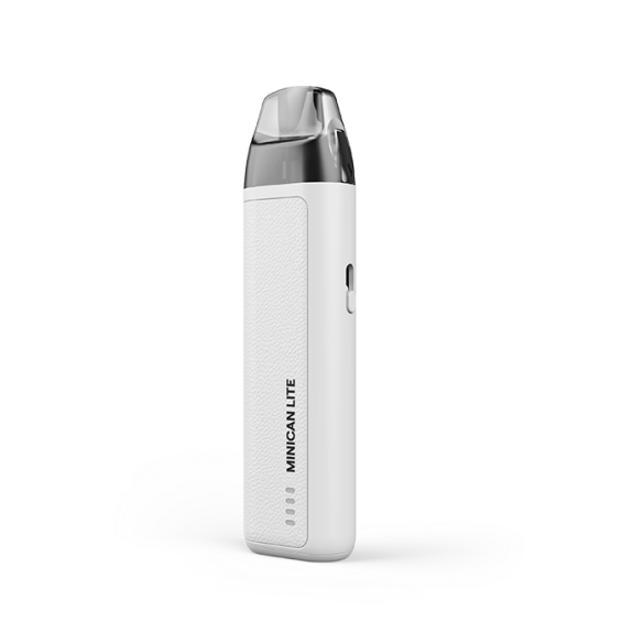Aspire Minican Lite Pod Mod Beyaz, kompakt ve şık elektronik sigara.