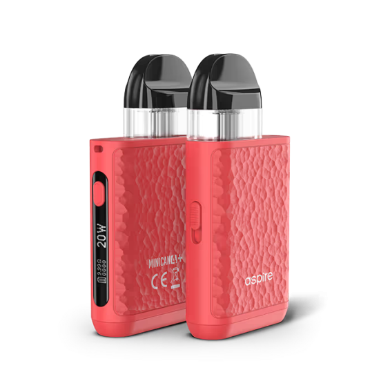 Aspire Minican 4 Plus Pod Mod Kırmızı, 20W ekranlı kompakt elektronik sigara