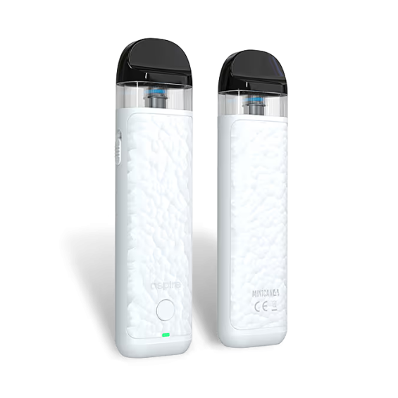 Beyaz dokulu Aspire Minican 4 Pod Mod Elektronik Sigara