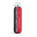 Aspire Pixo Aura Pod Mod Kırmızı Siyah Damarlı Dijital Ekranlı