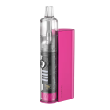 Aspire Cyber GT Pod Mod pembe renkli, şeffaf tanklı, elektronik sigara.
