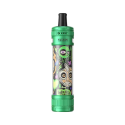 Aspire Magnum Pod Mod yeşil renkli, çizgi film desenli elektronik sigara.