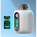 Beyaz Aspire Proteus Mini E Hookah Elektronik Sigara Modu Dijital Ekran