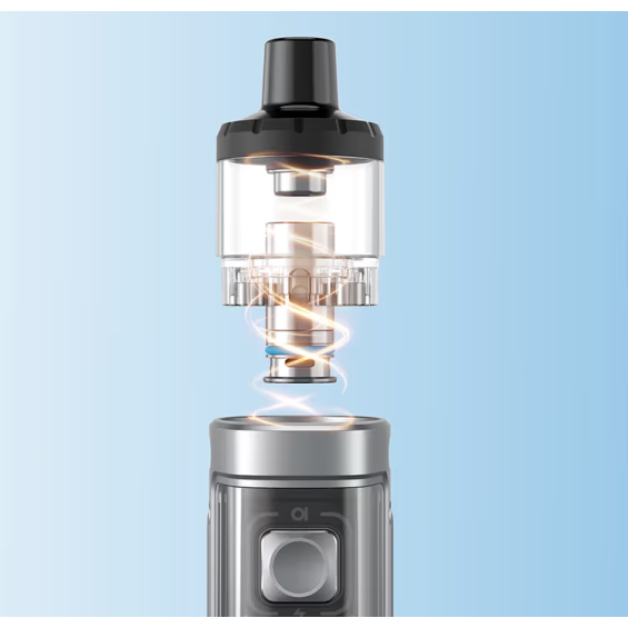 Aspire Veynom EX Pod Mod iç atomizer ve tank montaj detayı.