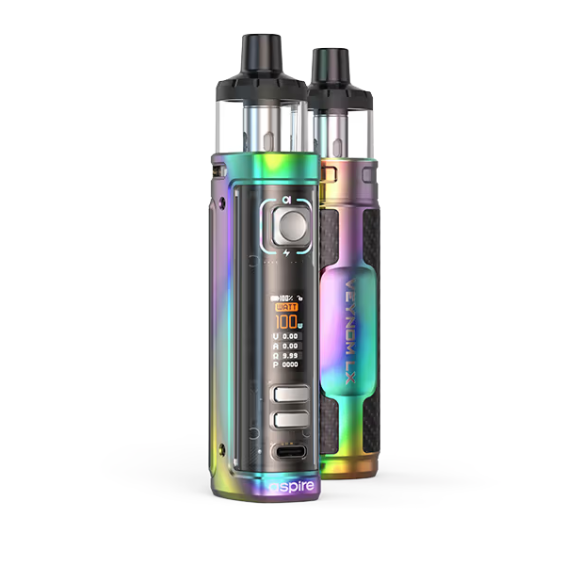 Aspire Veynom LX Pod Mod gökkuşağı renkli, elektronik sigara cihazı fotoğrafı