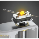 Aspire RAGA AIO Pod Mod rebuildable deck ve ısıtılan tel gösterimi.