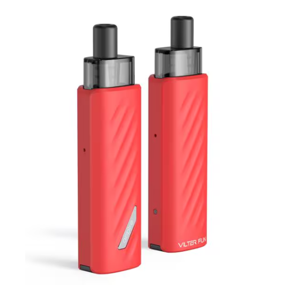 Aspire Vilter Fun Pod Mod Kırmızı, şık ve taşınabilir elektronik sigara.