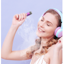 Aspire Flexus Pro Pod Mod mor renkli, taşınabilir elektronik sigara kullanımı.