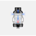 Aspire Rhea X Pod Mod Tank hava akış şeması, şeffaf tank.