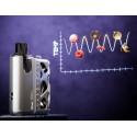 SXmini PureMax Q Pod Mod gümüş renkli, şık, 1500mAh vape cihazı.