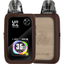 Lost Vape Ursa Epoch Pod Mod kahverengi ahşap görünümlü, şık elektronik sigara.