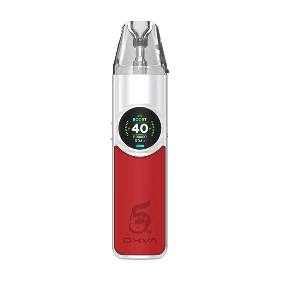 OXVA NeXlim Pod Mod Kırmızı Beyaz, Dijital Ekranlı Elektronik Sigara