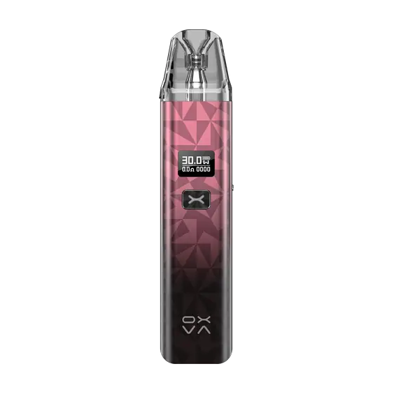 OXVA Xlim Classic Pod Mod pembe geometrik desenli, ekranlı elektronik sigara
