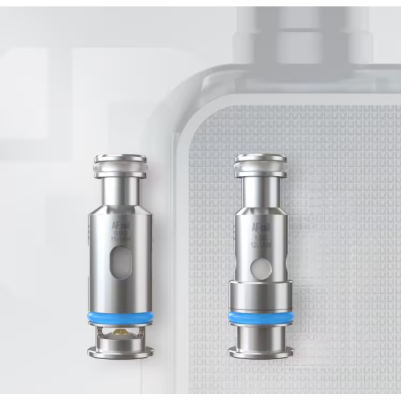 Aspire Flexus Bobin Coil Yedek Parça Metal Gümüş Mavi O-Ring Detay