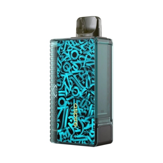 Aspire Gotek Nano Pod Mod Turkuaz Kaligrafi Desenli Elektronik Sigara