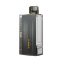 Aspire Gotek Nano Pod Mod, şeffaf gövdeli, koyu renkli dikey çizgili modern elektronik sigara.