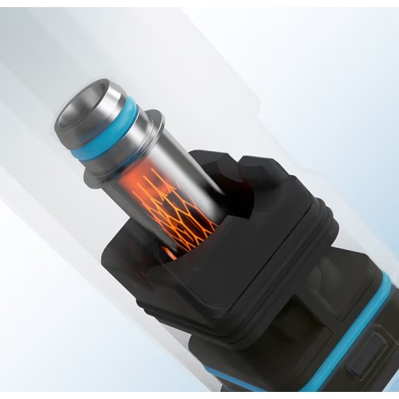 Aspire Gotek Nano Pod Mod ısıtma elemanı kesit görünümü, mavi detaylı.