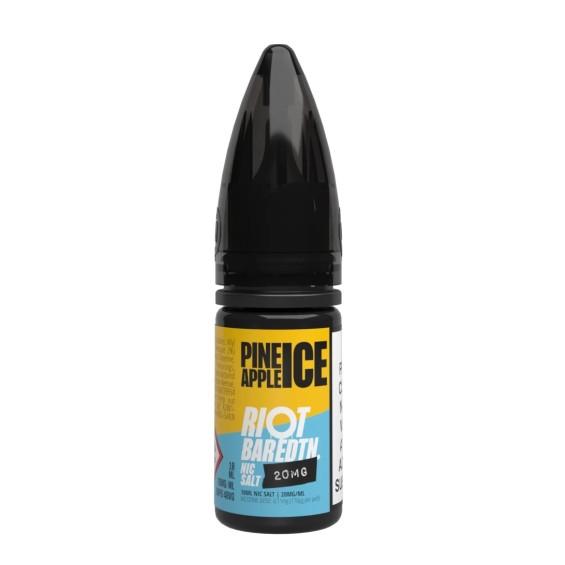Riot Pineapple Ice Salt Likit 20mg 10ml Siyah Kapaklı Elektronik Sigara Sıvısı
