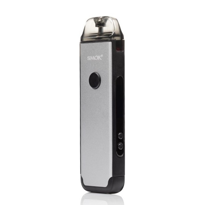 Smok Acro Pod Mod gümüş renkli, kompakt elektronik sigara cihazı