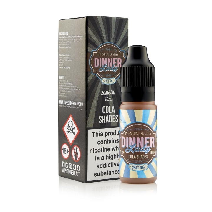 Dinner Lady Cola Shades Salt Likit 20mg/ml 10ml Premium Kalite