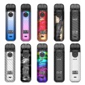 Smok NOVO 4 Pod Mod çeşitleri, renkli ve desenli gövde seçenekleri.