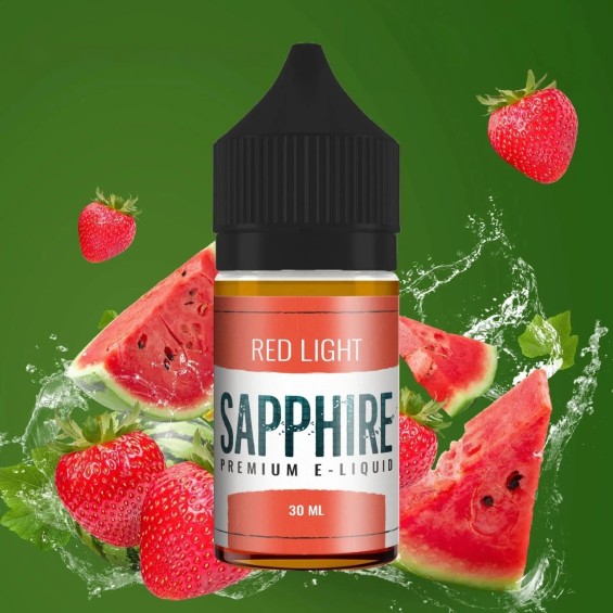 Sapphire Red Light Salt Likit çilek karpuz aromalı premium e-liquid 30ml