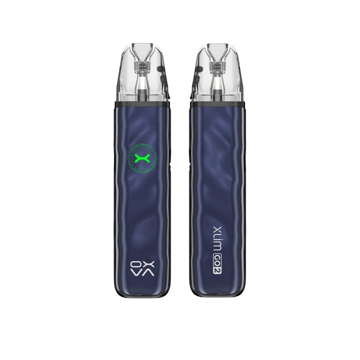 Oxva Xlim Go 2 Pod Mod Mavi, şık ve kompakt elektronik sigara cihazı.