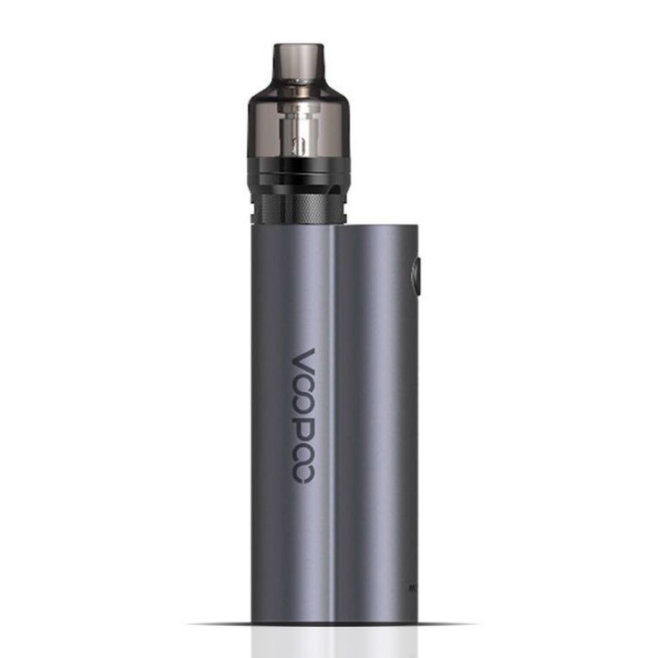 Voopoo Musket Pod Mod gri renkli, şık ve kompakt elektronik sigara.