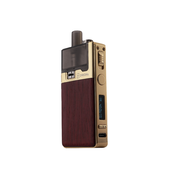 Lost Vape Orion 2 Pod Mod altın renkli ahşap kaplama, 40W ayarlı