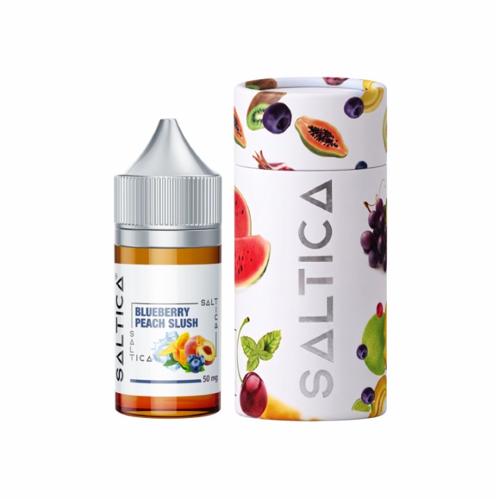 Saltica Blueberry Peach Slush Salt Likit