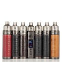 Voopoo Drag X Pro Pod Mod çeşitleri: Kırmızı, Siyah, Kahverengi deri ve Gri.
