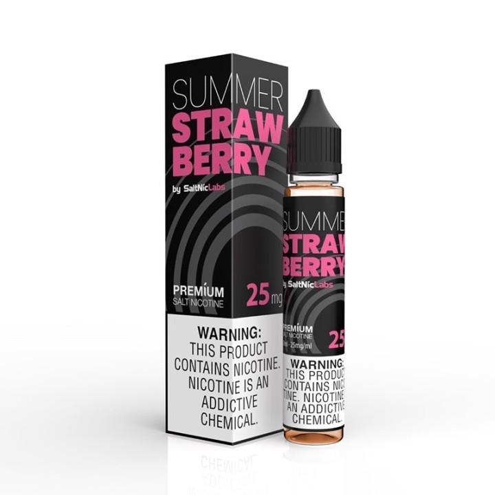 Vgod Summer Strawberry Salt Likit 25mg Premium SaltNicLabs