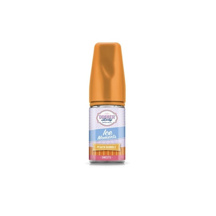Dinner Lady Ice Peach Bubble Mint Salt Likit Şişe, Turuncu Kapaklı